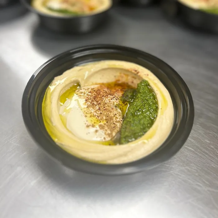Hummus with Green Schug