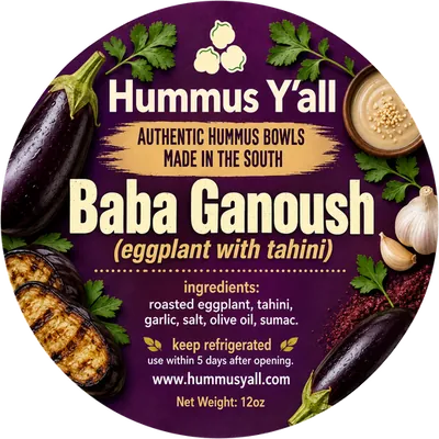 Baba Ganoush label